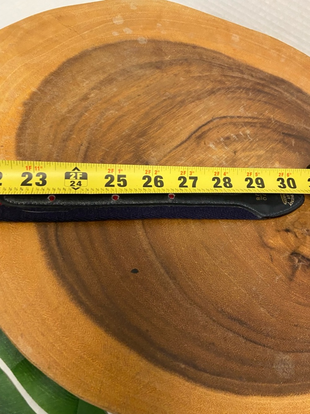 Vintage Gucci Blue Striped Belt Sz:28 - Picture 6 of 6